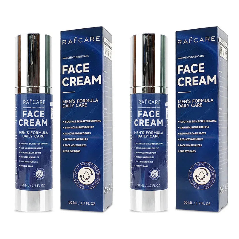 Crema Viso Antirughe Uomo Rimuove Linee Sottili del Viso Rughe del Collo Rassodante Idratante Illuminante Crema Antietà Cura della Pelle