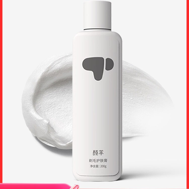 Crema per la cura della pelle da barba e depilazione