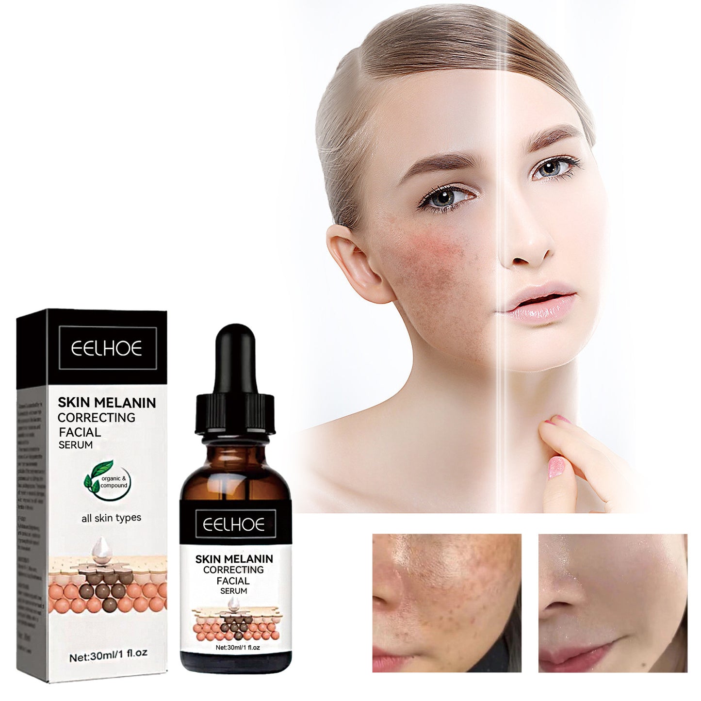 Produtos Hidratantes para o Cuidado da Pele para Reparação da Melanina Facial