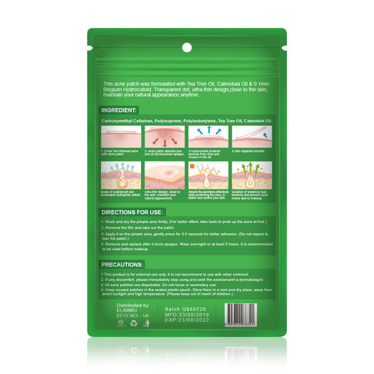 Adesivo Invisível para Acne, Adesivo para Acne, para Limpar e Eliminar a Acne