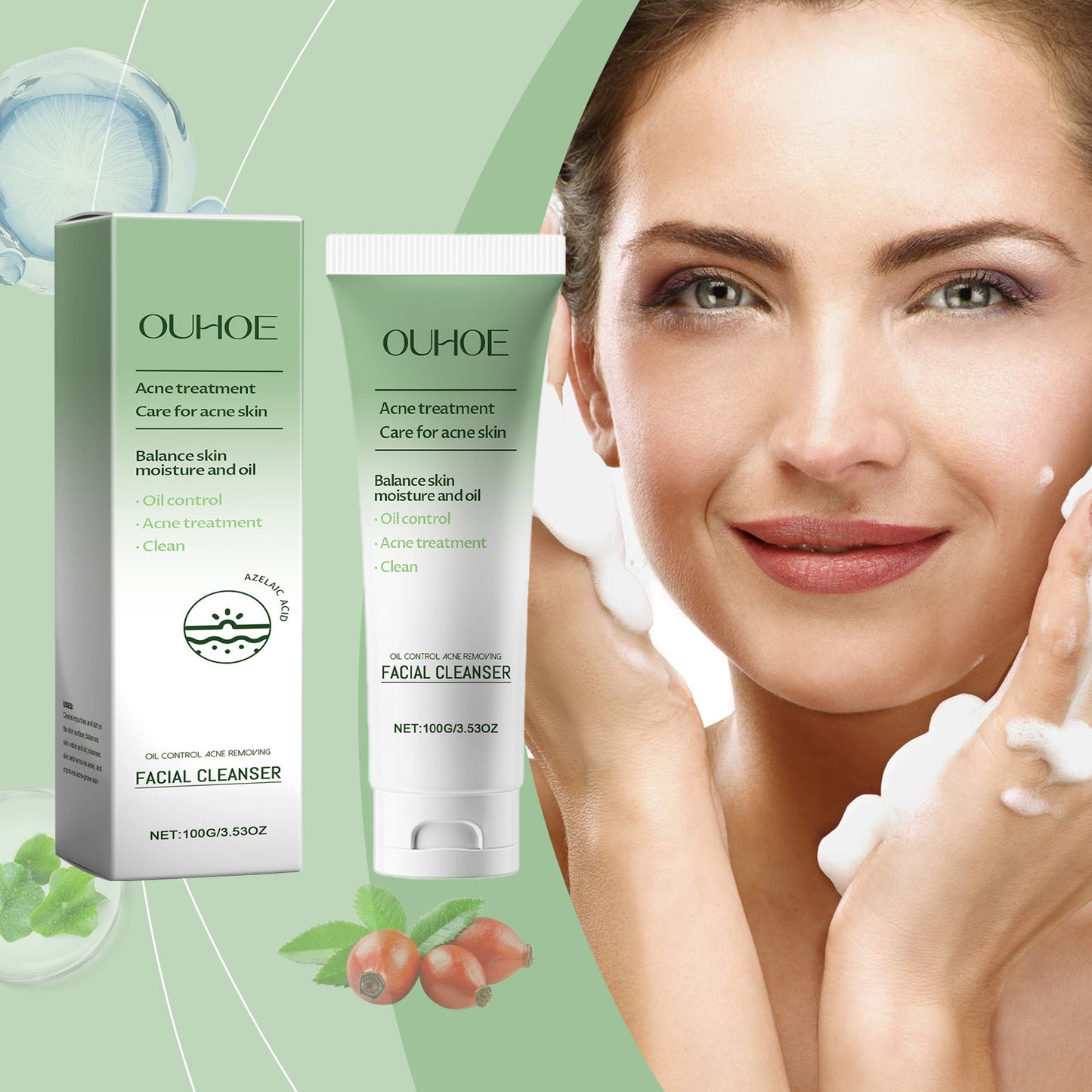 Detergente Viso Quotidiano per la Cura della Pelle