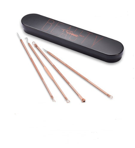Agulha de acne a cravo, agulha de beleza para acne, extrator de cravos, kit de ferramentas para espremer acne
