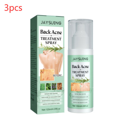 Spray riparatore per acne sulla schiena, sulle spalle, dissalazione dell'acne, segni dell'acne, cura della pelle