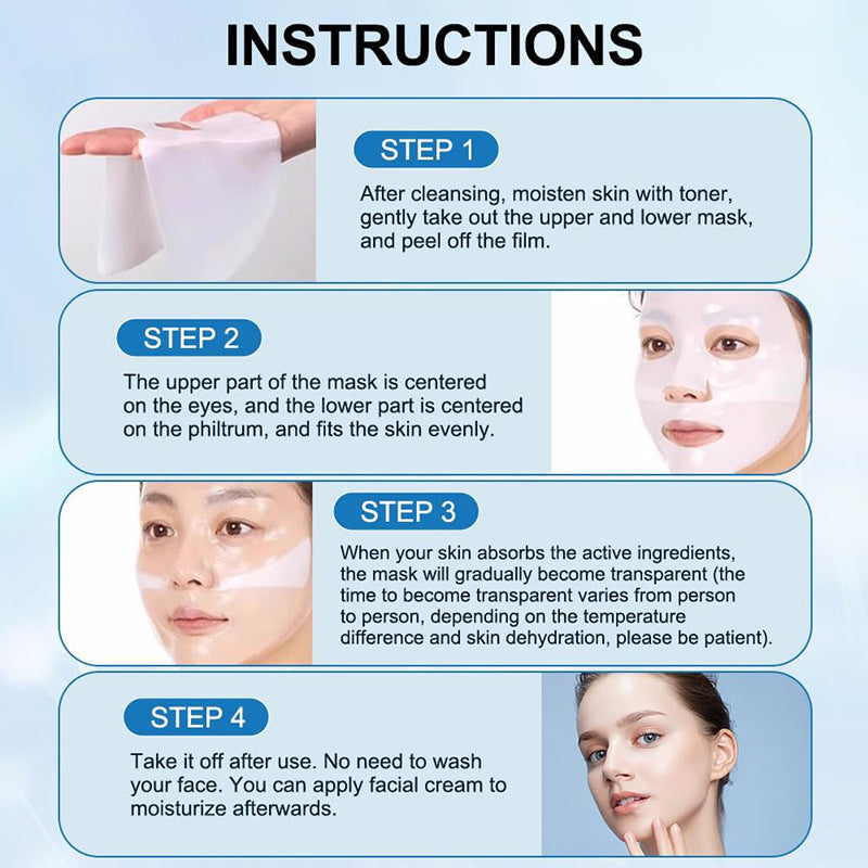 Maschera Viso Restringi Pori Idratante Rinfrescante Illuminante Rassodante Lifting Nutriente Cura della Pelle Idratazione Profonda Idratante