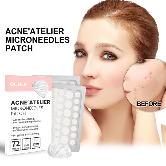 OUHOE Adesivo para Acne Reparo de Acne Acne Vermelhidão Limpeza de Poros e Hidratação