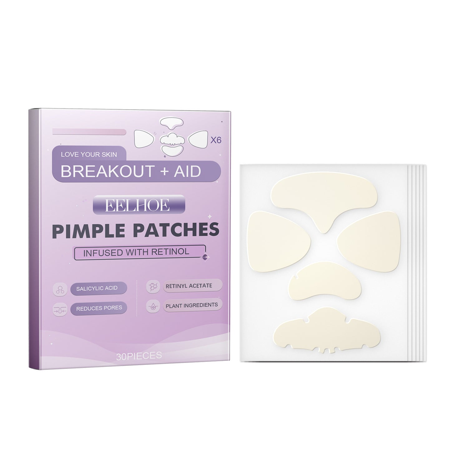 Adesivo para Acne na Bochecha Antiacne Dilui Cicatrizes de Acne