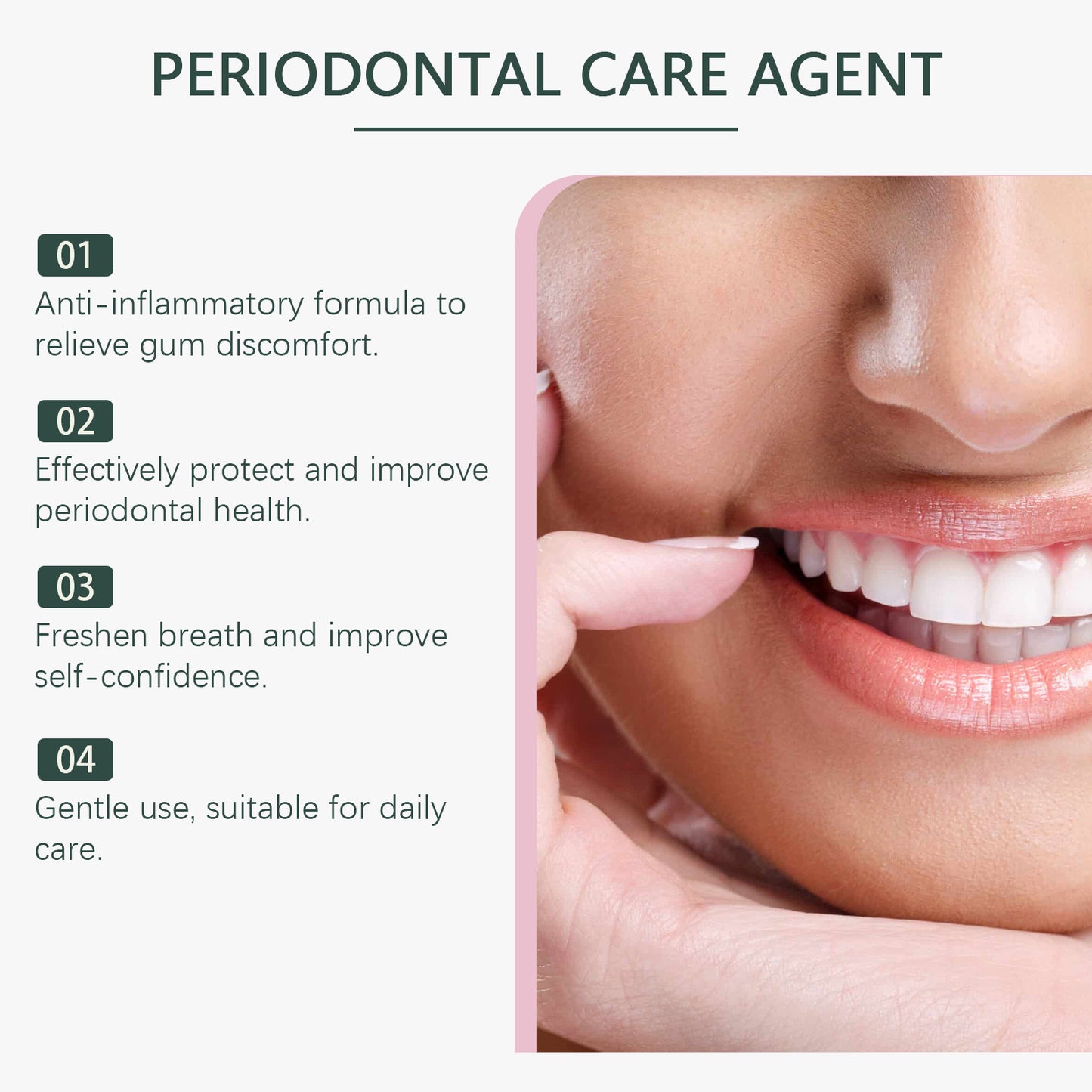 Soluzione per l'igiene orale: cura e pulizia dei denti
