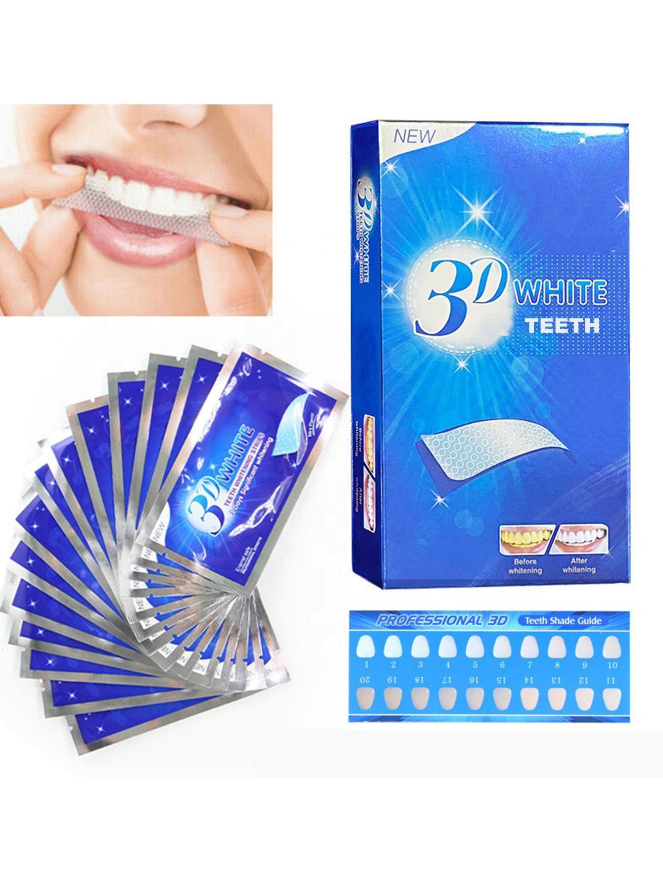 Strisce Sbiancanti Denti 14 Trattamenti, 28 Strisce Sbiancanti Per Denti, Strisce Sbiancanti Per Denti A Sensibilità Ridotta