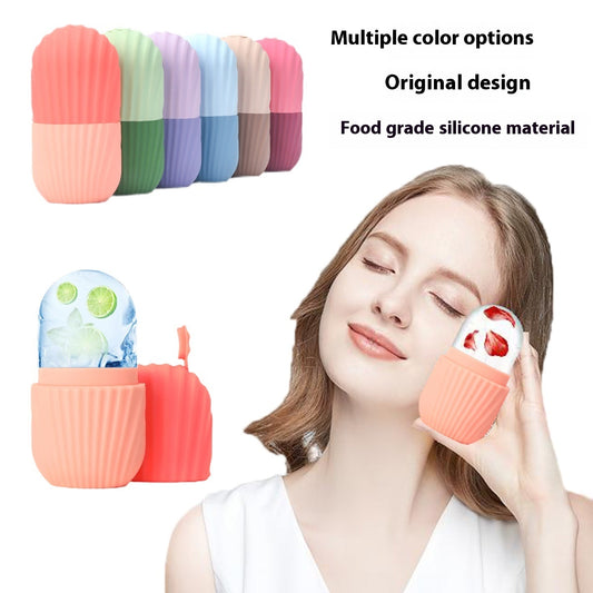 Silicone Face Ice Tray Massage Portable Facial Pore Shrinking Care