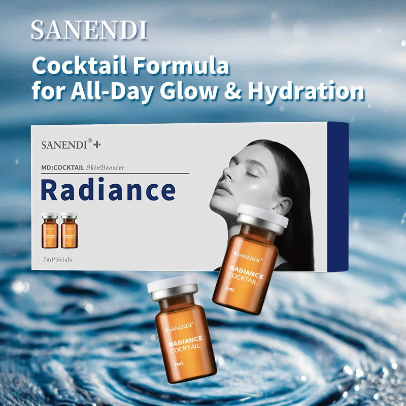 SANENDI Cocktail Formula Siero Radiance Skinbooster Anti-età Essenza al Collagene Rassodante Illuminante Vitamine Cosmetico Coreano
