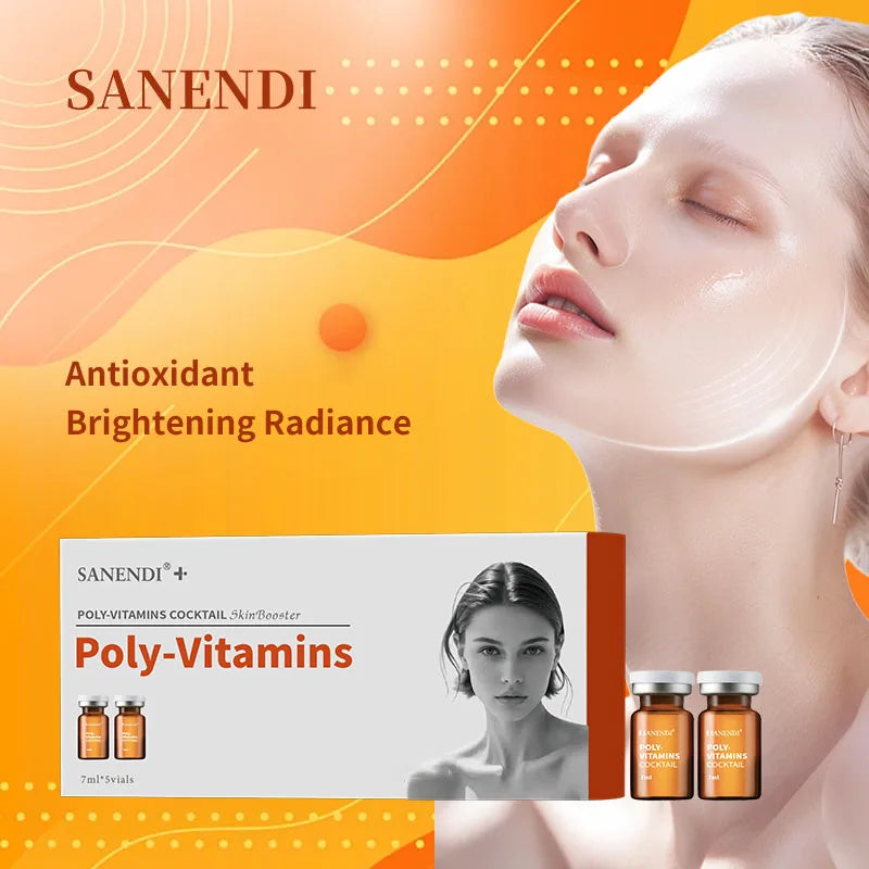 SANENDI Cocktail Formula Siero Radiance Skinbooster Anti-età Essenza al Collagene Rassodante Illuminante Vitamine Cosmetico Coreano