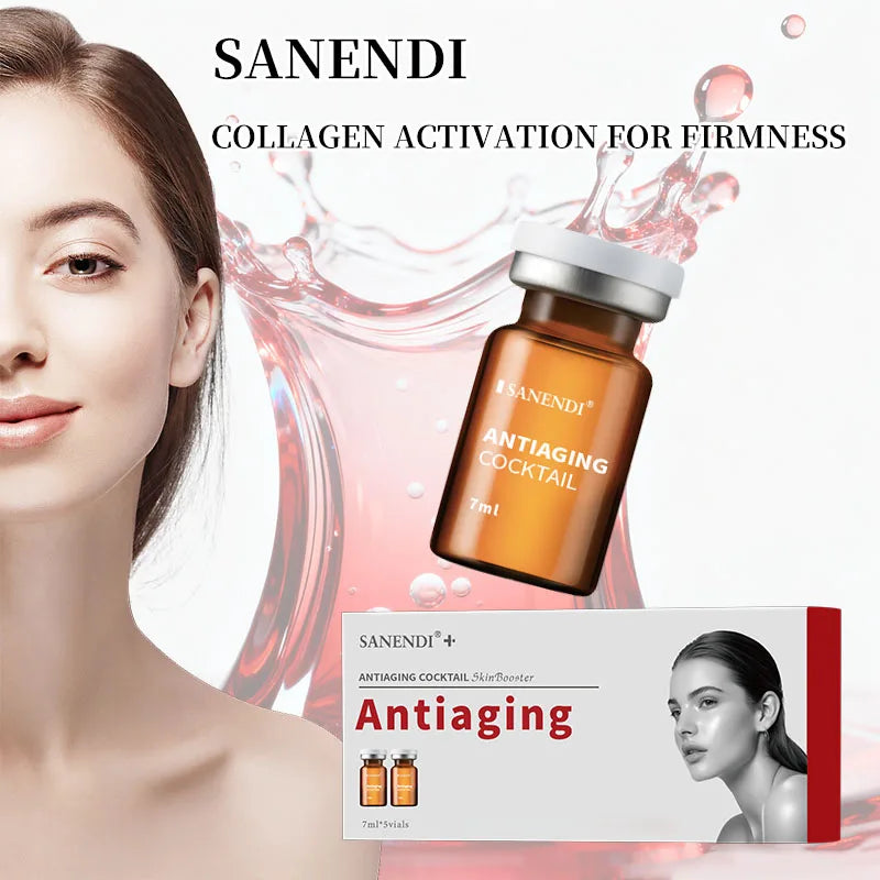 SANENDI Cocktail Formula Siero Radiance Skinbooster Anti-età Essenza al Collagene Rassodante Illuminante Vitamine Cosmetico Coreano