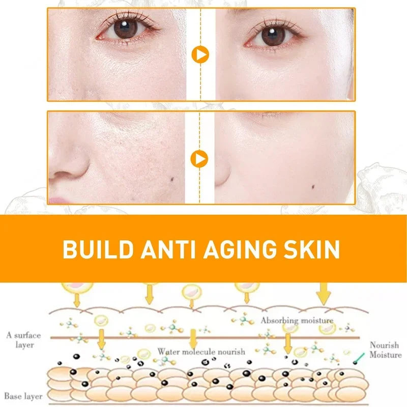 Rimuove le macchie scure, olio essenziale di curcuma, siero viso antirughe, terapeutico per l'acne, restringimento dei pori, sbiancante, idratante per la cura della pelle