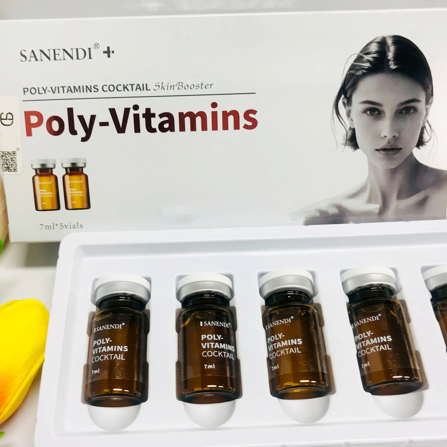 SANENDI Cocktail Formula Siero Radiance Skinbooster Anti-età Essenza al Collagene Rassodante Illuminante Vitamine Cosmetico Coreano