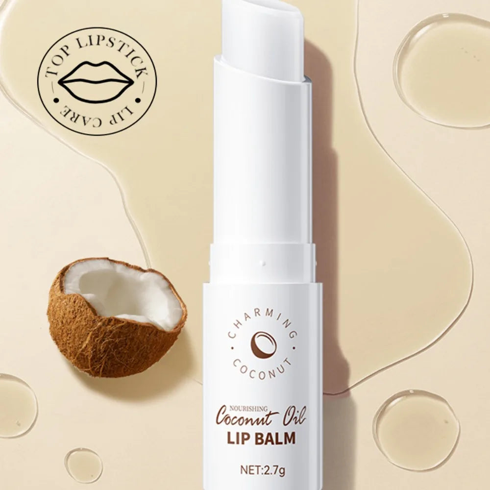 Balsamo Labbra al Cocco Nutrizione e Idratazione Duratura per Uomini e Donne Cura Quotidiana Balsamo Labbra Idratante Riparatore per Labbra Secche e Screpolate