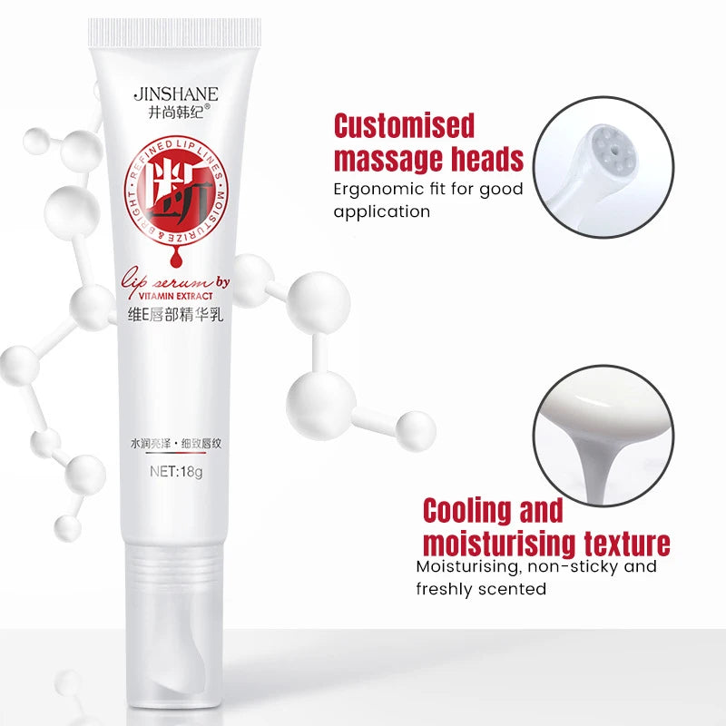 Vitamina E Crema schiarente sbiancante Rimuovi balsamo labbra scuro Esfoliante Detergente Idratazione profonda Nutriente Trucco Bellezza Salute