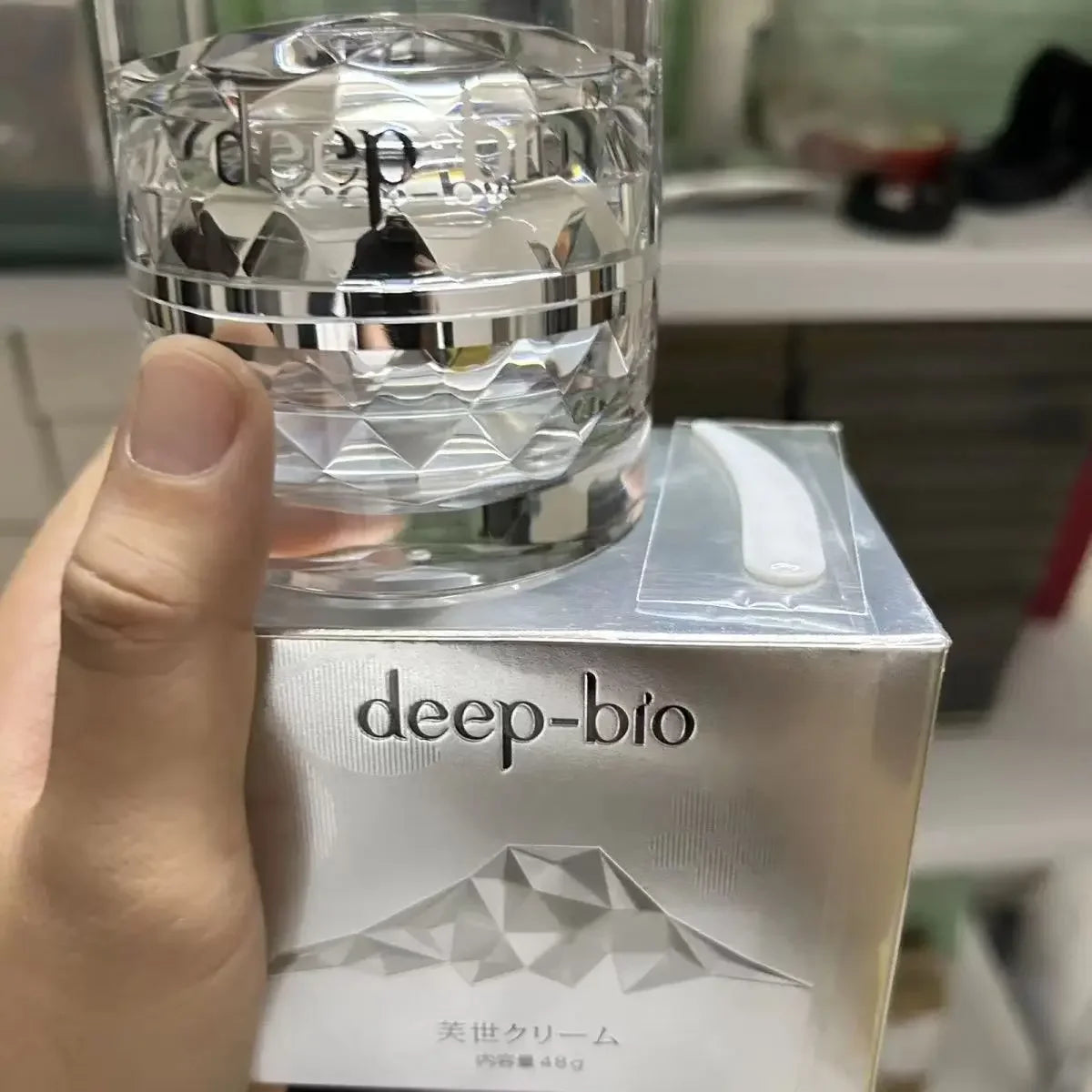 Deep-bio Japan Original Face Cream 48g Crema Viso Idratante Lenitiva Riparatrice Illuminante Cosmetici Rare Beauty