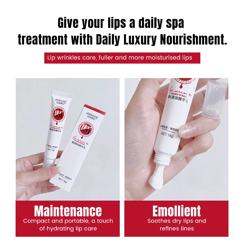 Vitamina E Crema schiarente sbiancante Rimuovi balsamo labbra scuro Esfoliante Detergente Idratazione profonda Nutriente Trucco Bellezza Salute