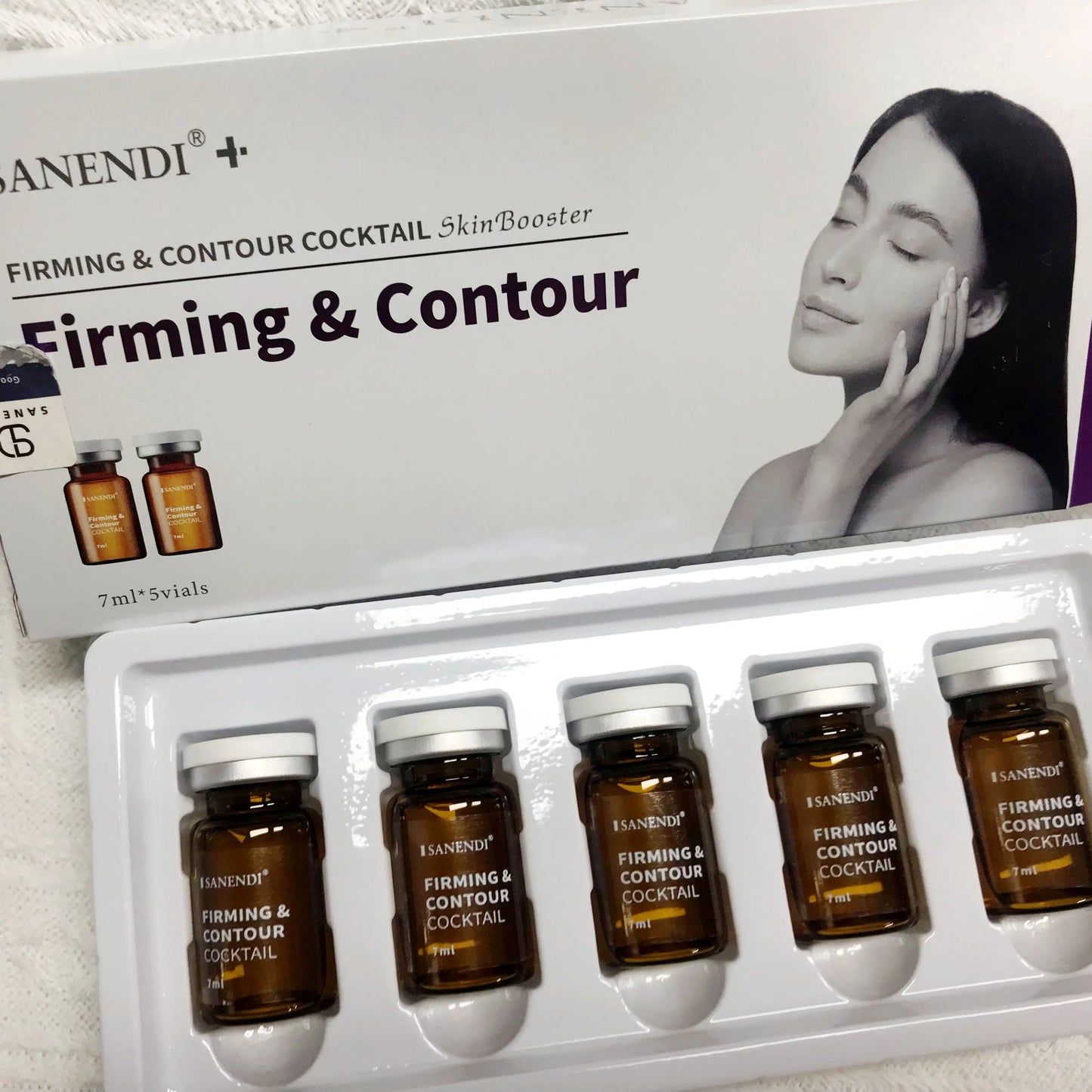 SANENDI Cocktail Formula Siero Radiance Skinbooster Anti-età Essenza al Collagene Rassodante Illuminante Vitamine Cosmetico Coreano