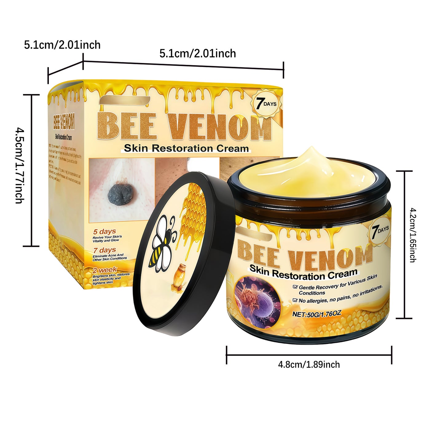 Creme Corporal para Cuidados da Pele de Limpeza de Cravos Youtian