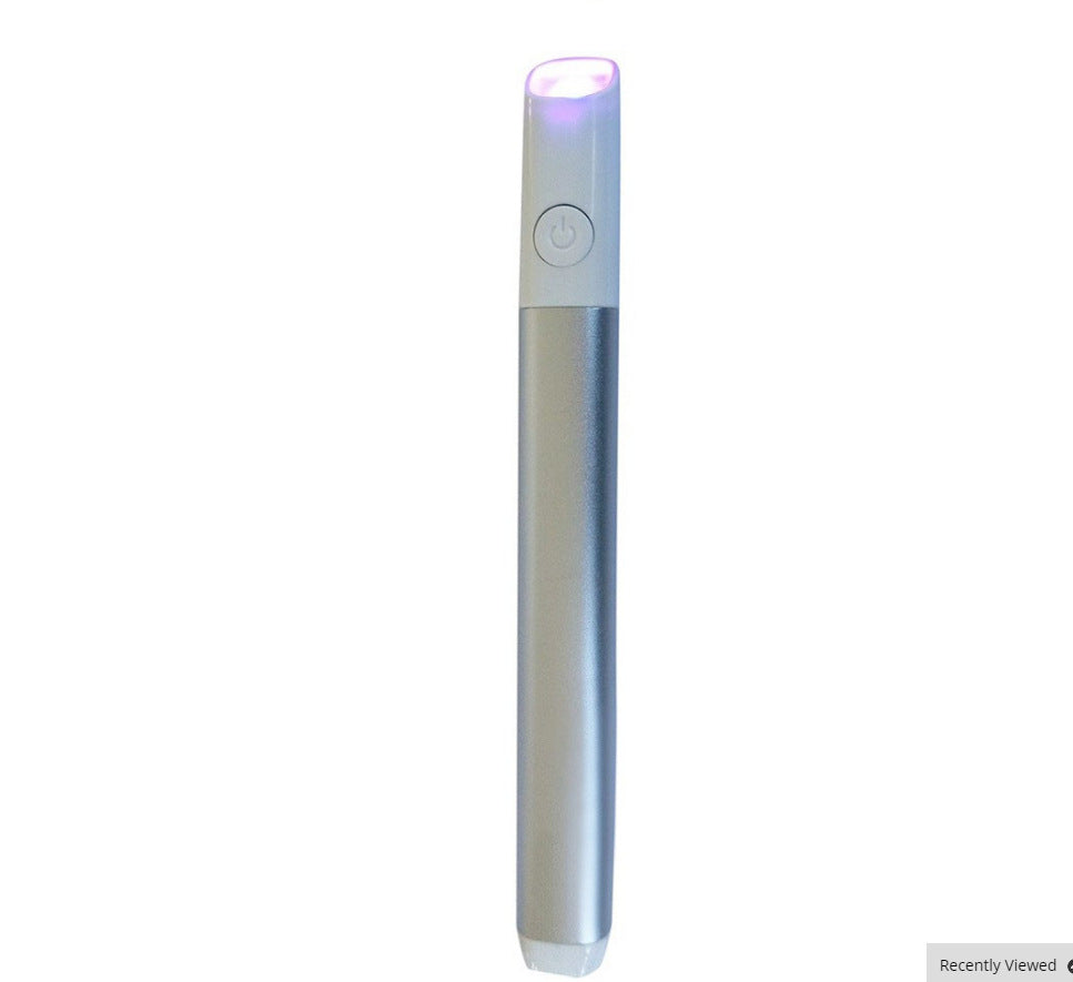 Penne per acne Strumento di riabilitazione delle cicatrici da acne Bellezza del viso LED a luce rossa e blu Apparecchio antiacne