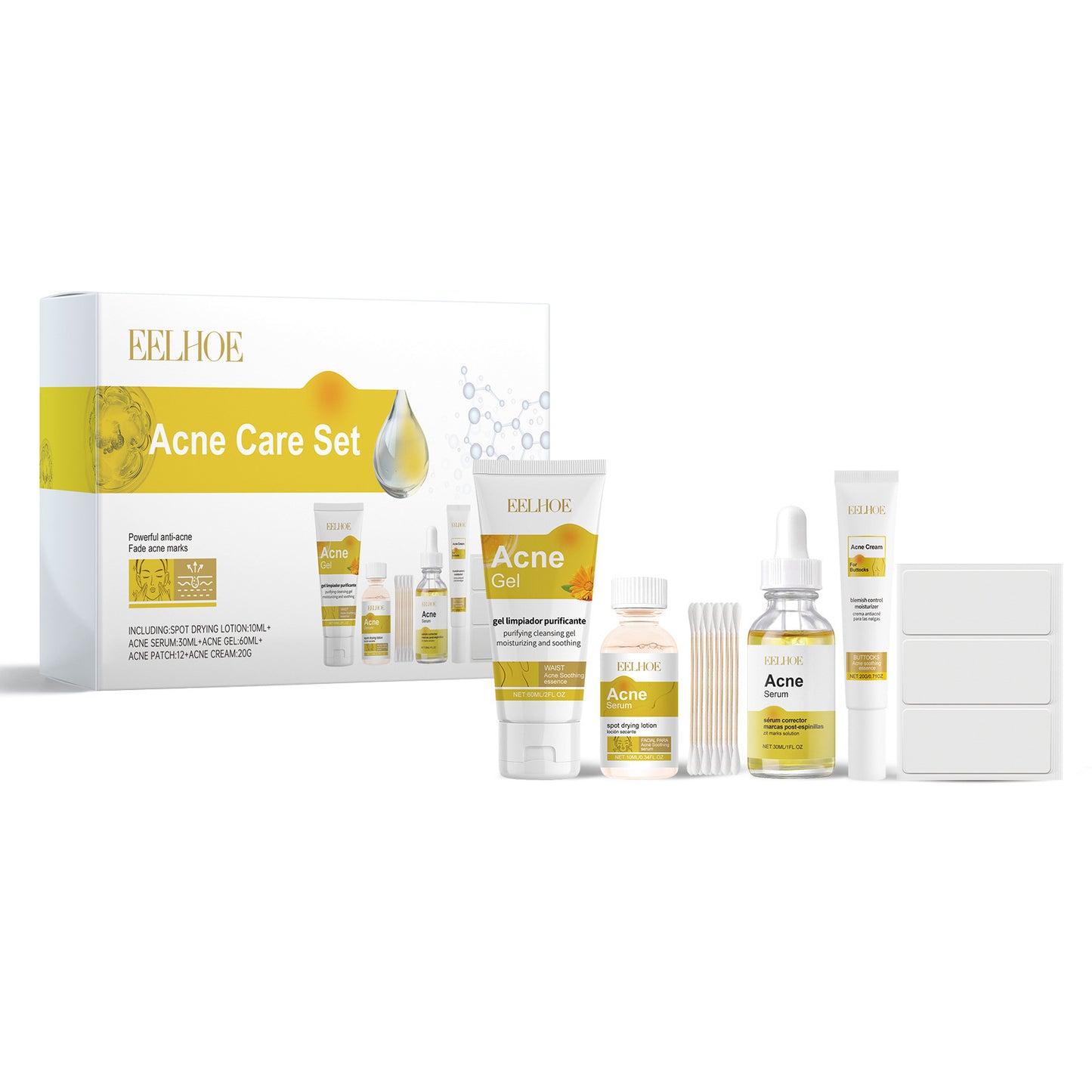 Kit de Cuidados para Peles Acneicas Care Tender